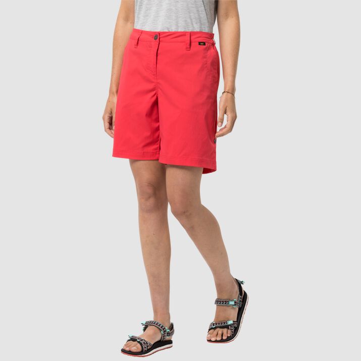 Jack Wolfskin Womens Desert Shorts Red 084697BUQ